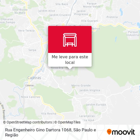 Rua Engenheiro Gino Dartora 1068 mapa