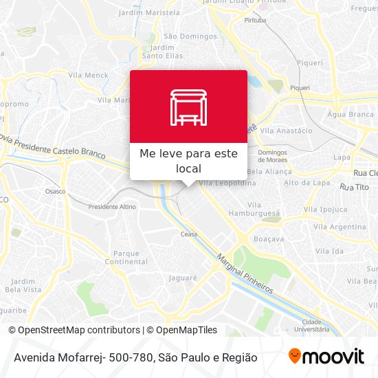 Avenida Mofarrej- 500-780 mapa