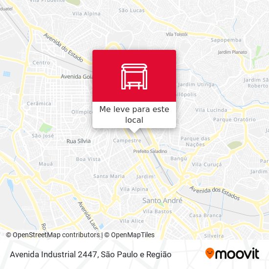 Avenida Industrial 2447 mapa