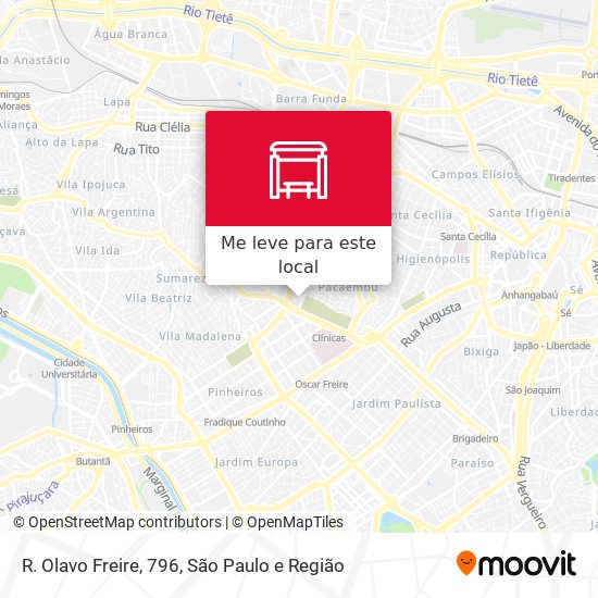 R. Olavo Freire, 796 mapa