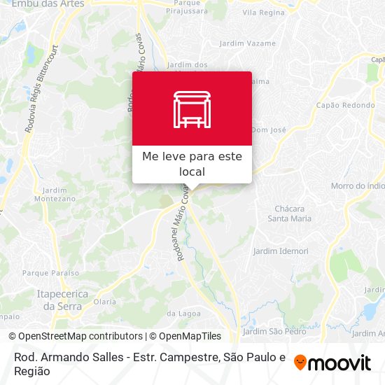 Rod. Armando Salles - Estr. Campestre mapa