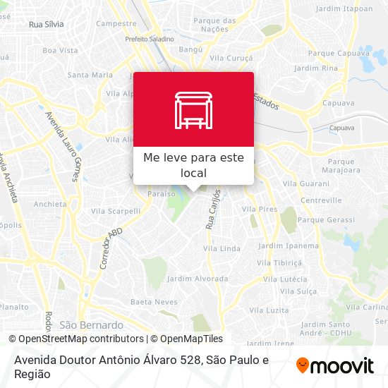 Avenida Doutor Antônio Álvaro 528 mapa