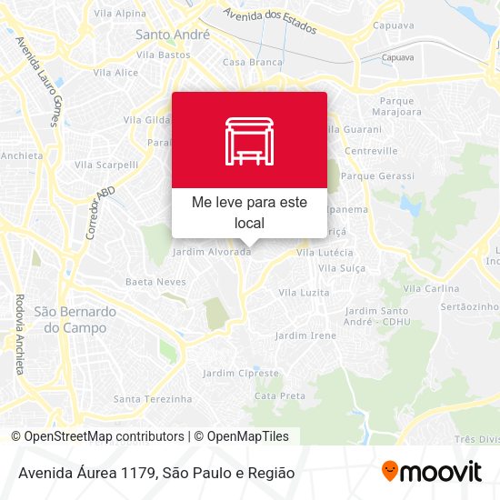 Avenida Áurea 1179 mapa