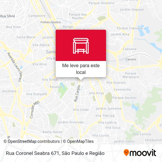 Rua Coronel Seabra 671 mapa