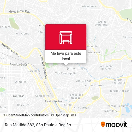 Rua Matilde 382 mapa