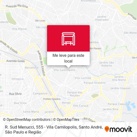 R. Sud Menucci, 555 - Vila Camilopolis, Santo André mapa
