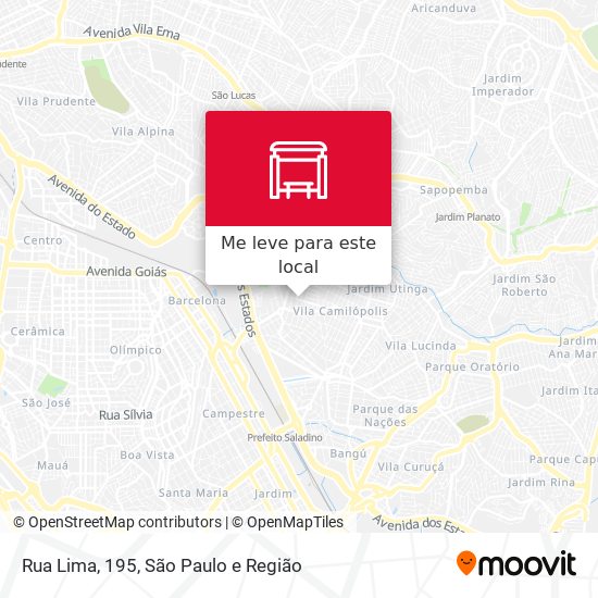 Rua Lima, 195 mapa