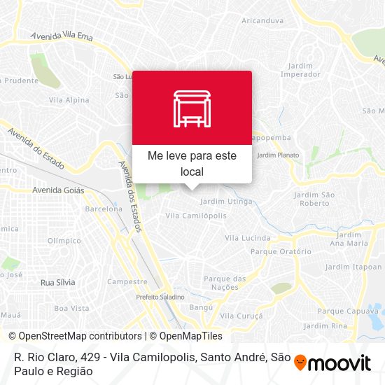R. Rio Claro, 429 - Vila Camilopolis, Santo André mapa