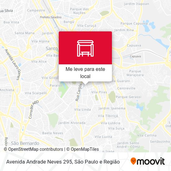 Avenida Andrade Neves 295 mapa