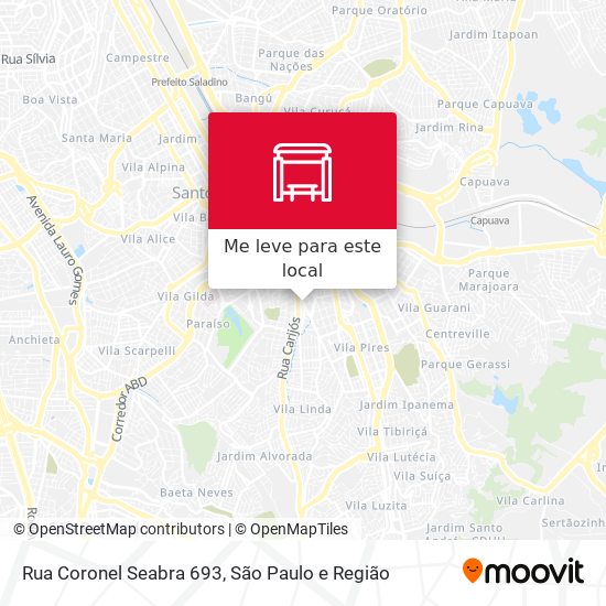 Rua Coronel Seabra 693 mapa