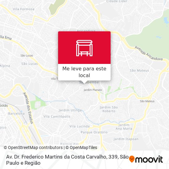 Av. Dr. Frederico Martins da Costa Carvalho, 339 mapa