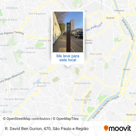 R. David Ben Gurion, 470 mapa