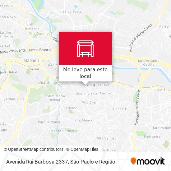 Avenida Rui Barbosa 2337 mapa