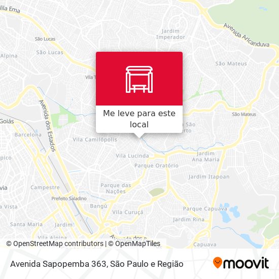 Avenida Sapopemba 363 mapa