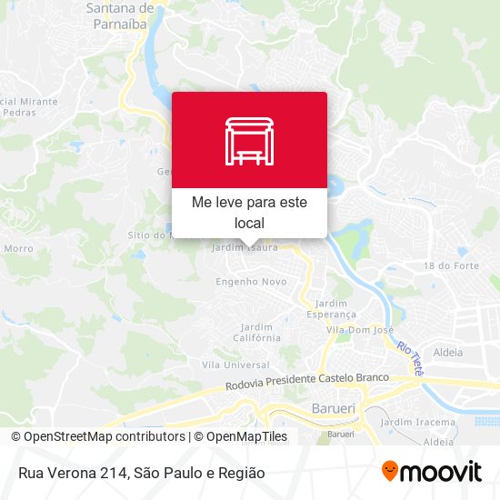 Rua Verona 214 mapa
