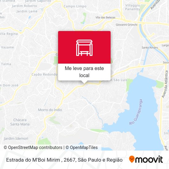Estrada do M'Boi Mirim , 2667 mapa