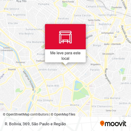 R. Bolívia, 369 mapa