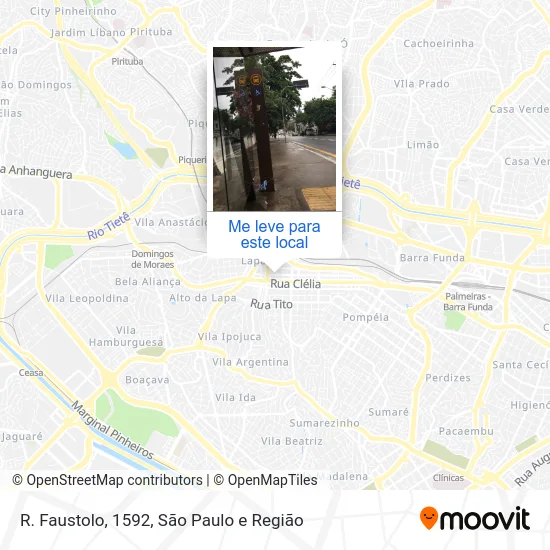 R. Faustolo, 1592 mapa