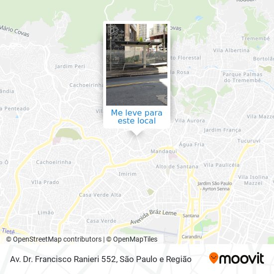 Av. Dr. Francisco Ranieri 552 mapa