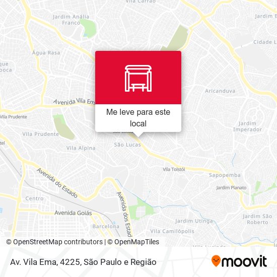 Av. Vila Ema, 4225 mapa