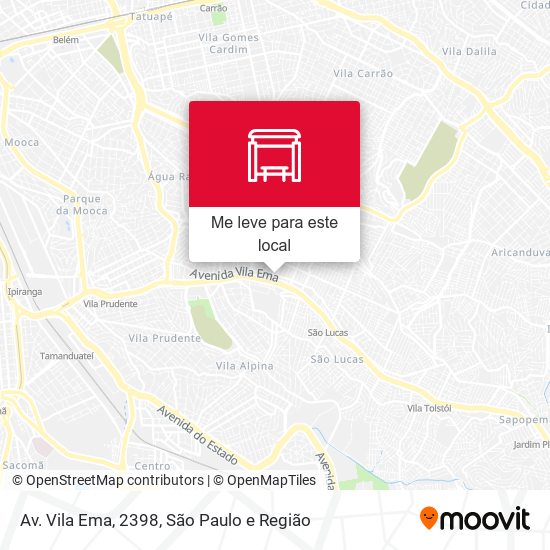 Av. Vila Ema, 2398 mapa