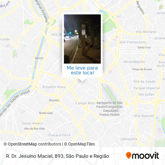 R. Dr. Jesuíno Maciel, 893 mapa