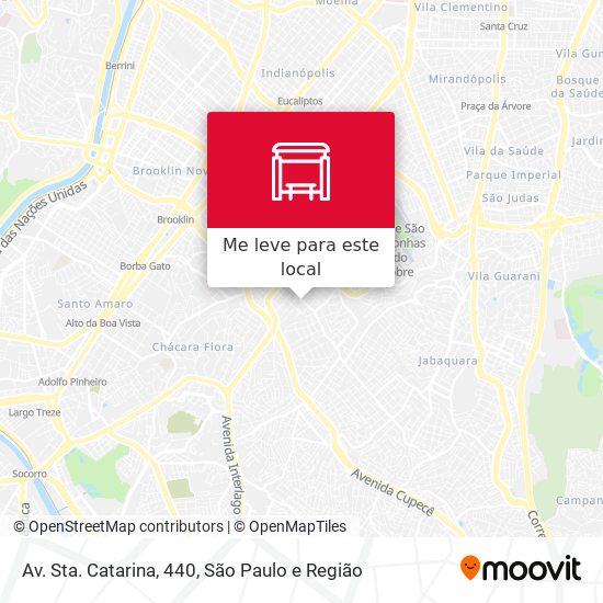 Av. Sta. Catarina, 440 mapa