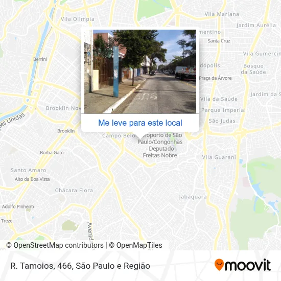 R. Tamoios, 466 mapa