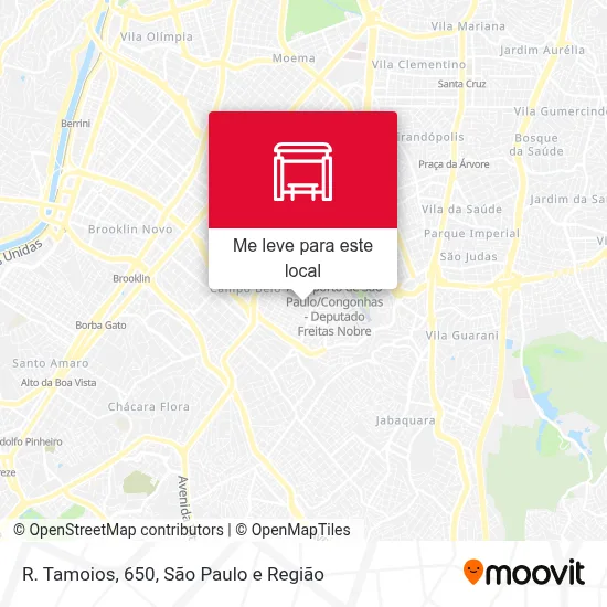 R. Tamoios, 650 mapa