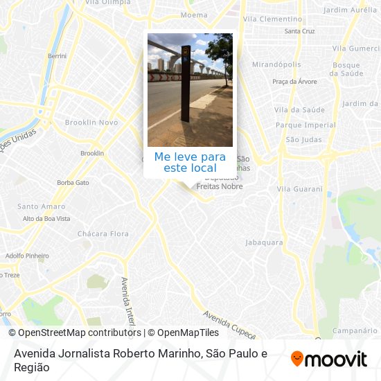 Avenida Jornalista Roberto Marinho mapa