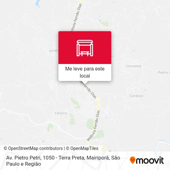 Av. Pietro Petri, 1050 - Terra Preta, Mairiporã mapa