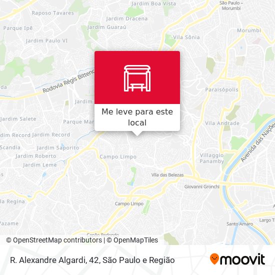 R. Alexandre Algardi, 42 mapa