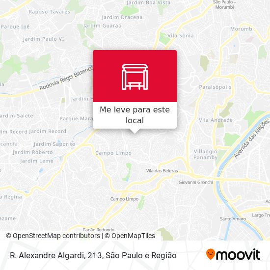 R. Alexandre Algardi, 213 mapa
