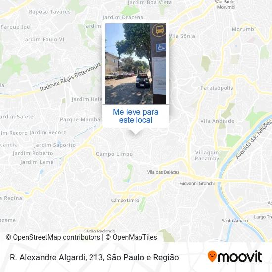 R. Alexandre Algardi, 213 mapa