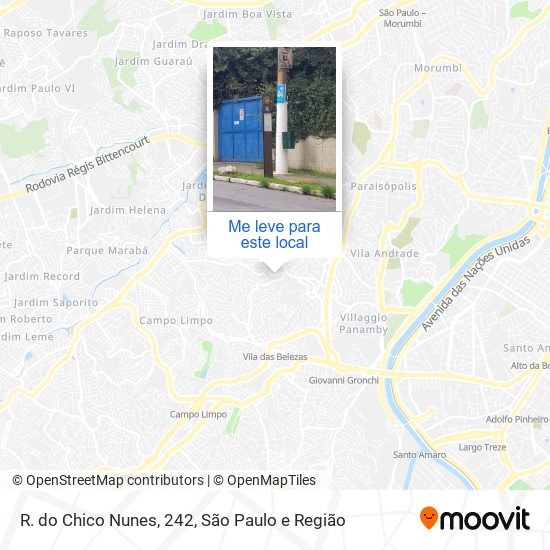 R. do Chico Nunes, 242 mapa