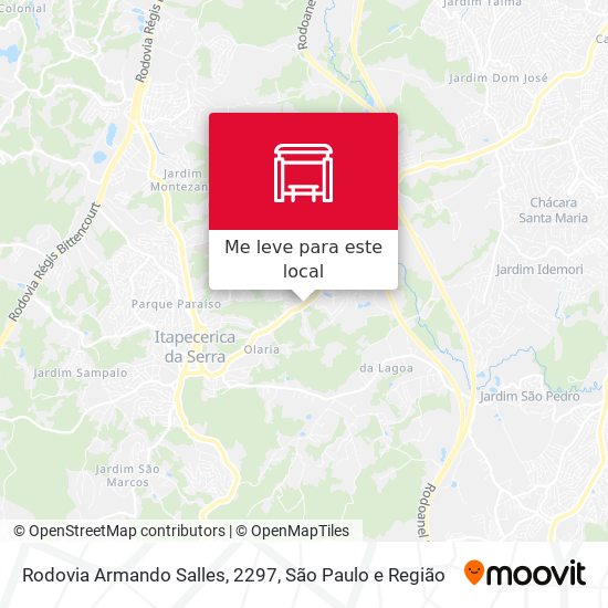 Rodovia Armando Salles, 2297 mapa