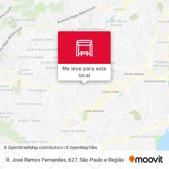 R. José Ramos Fernandes, 627 mapa