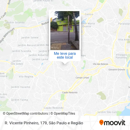 R. Vicente Pinheiro, 179 mapa