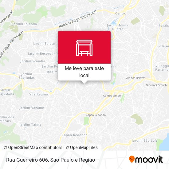Rua Guerreiro 606 mapa