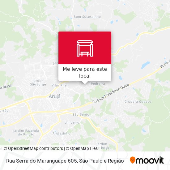 Rua Serra do Maranguape 605 mapa