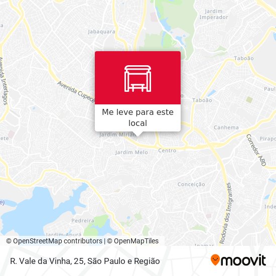 R. Vale da Vinha, 25 mapa