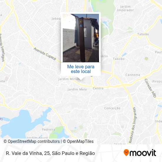 R. Vale da Vinha, 25 mapa
