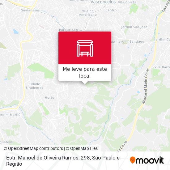 Estr. Manoel de Oliveira Ramos, 298 mapa