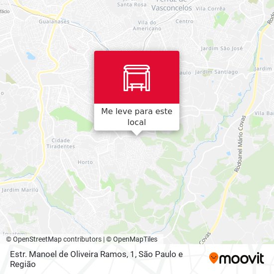 Estr. Manoel de Oliveira Ramos, 1 mapa