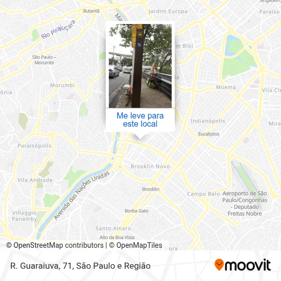 R. Guaraiuva, 71 mapa