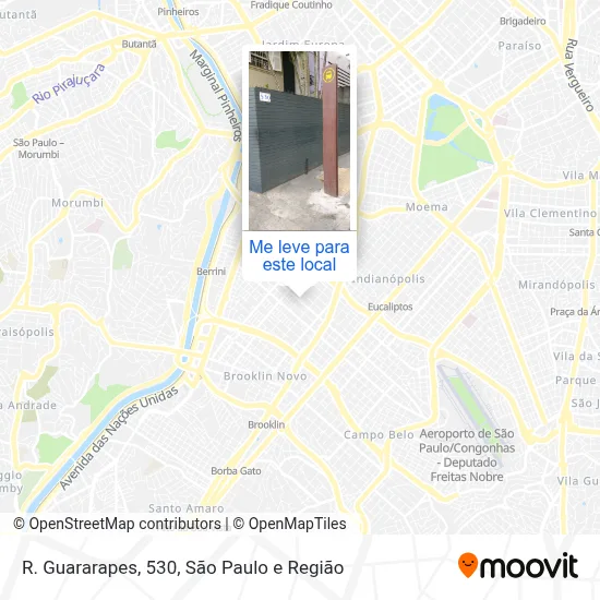 R. Guararapes, 530 mapa