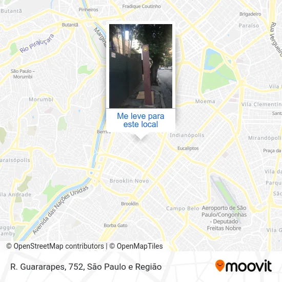 R. Guararapes, 752 mapa