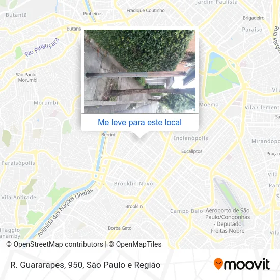 R. Guararapes, 950 mapa