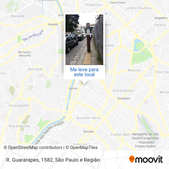 R. Guararapes, 1582 mapa