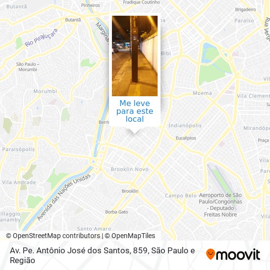 Av. Pe. Antônio José dos Santos, 859 mapa